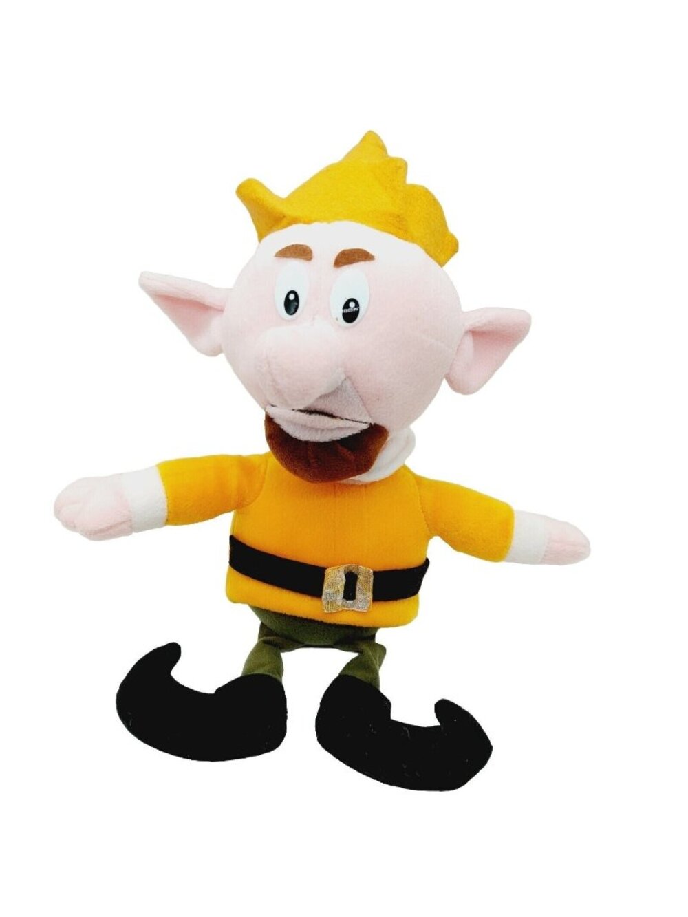 rudolph the reindeer Plush Elf Yellow Outfit Rare Stuffed 14" Rare